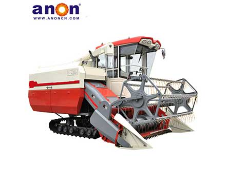 ANON Full Feed Rice Combine Harvester