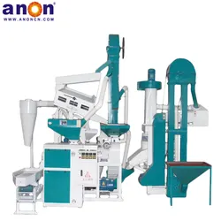 ANON 1TPH Combined Rice Mill Production Line Rice Mill