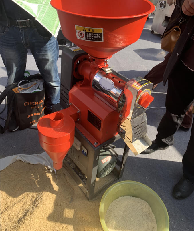 ANON Mini Rice Mill Machine