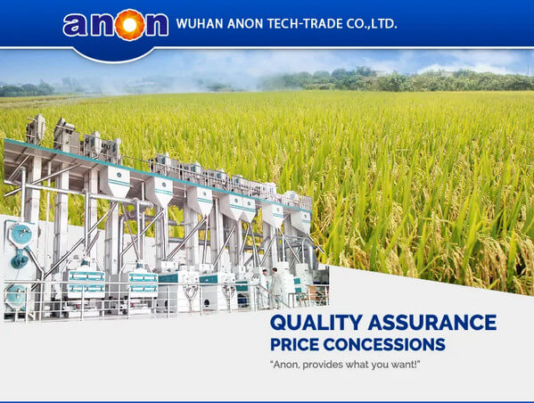 ANON fully automatic rice mill plant