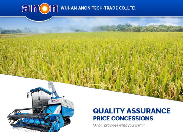 ANON rice harvester