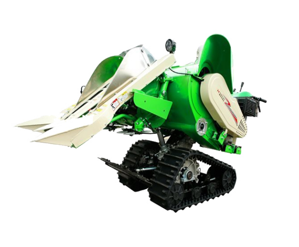 small self-propelled combine harvester