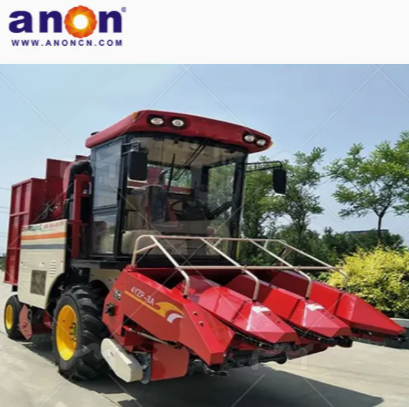 Anon Farming Use Combine Wheeled Harvester Maize Harvesting Machine Corn Harvester