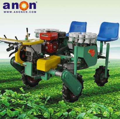 Anon Self-Driving Automatic 2 Rows Vegetable Transplanter Vegetable Seeding Transplanter