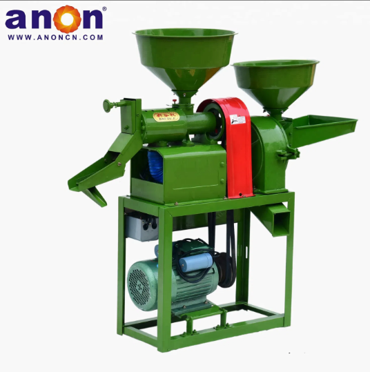 Anon Household Mini Auto Rice Mill Machine