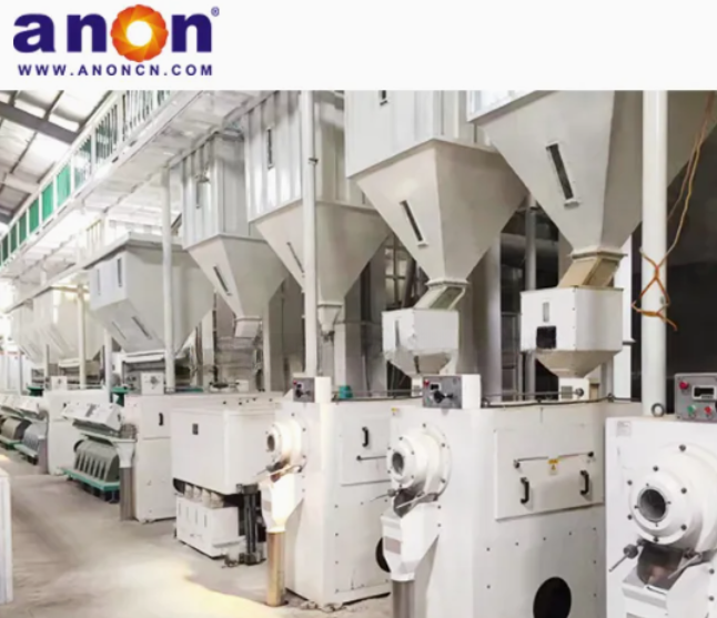 Anon 8 TPH Rice Mill Large Output Local Rice Machine Milling Center