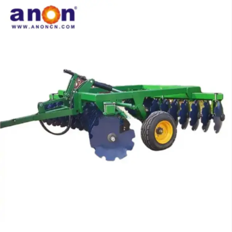 1BJ ANON High Efficiency Hydraulic Middle Duty Harrow Disc Blade Trailed Harrow Disc Agricultural Implement Farm Machinery