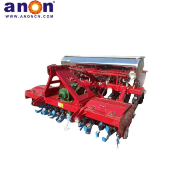 ANON 4 row no till air suction precision corn seed drill machine