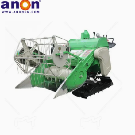 Anon best seller Type Mini Rice Harvester with Rubber Track