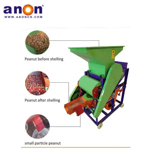 ANON hot selling small peanut peeling manual shelle Multifunctional maker peeling peanut peeling machine peanut peeler