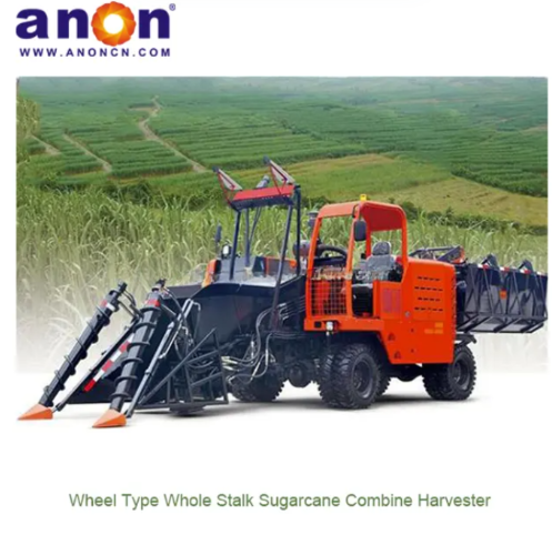 Whole Stalk Sugarcane Combine Harvester mini sugar cane harvester