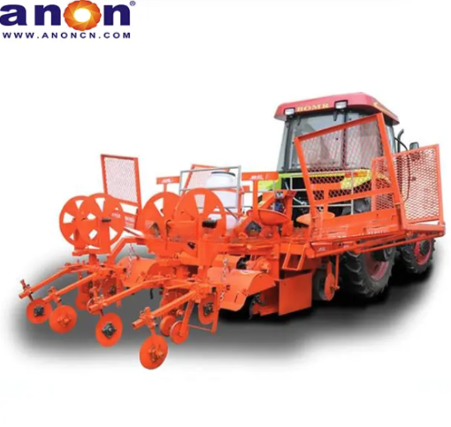 ANON tractor double drive sugarcane seeding planter sugarcane peeling machine  sugarcane harvesters