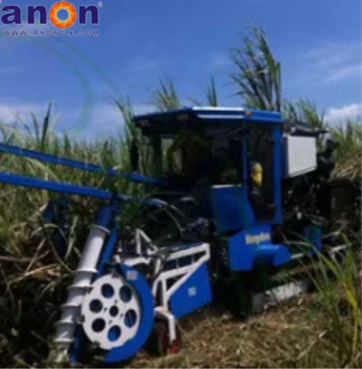 Hot selling rubber track type 4ZL-1 sugar cane harvester