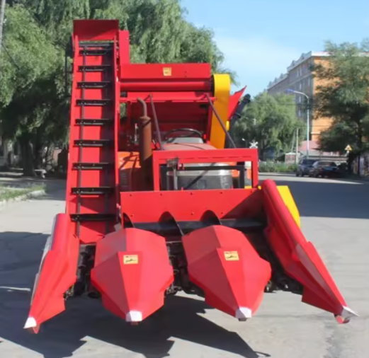 Anon Tractor-mounted Corn Harvester