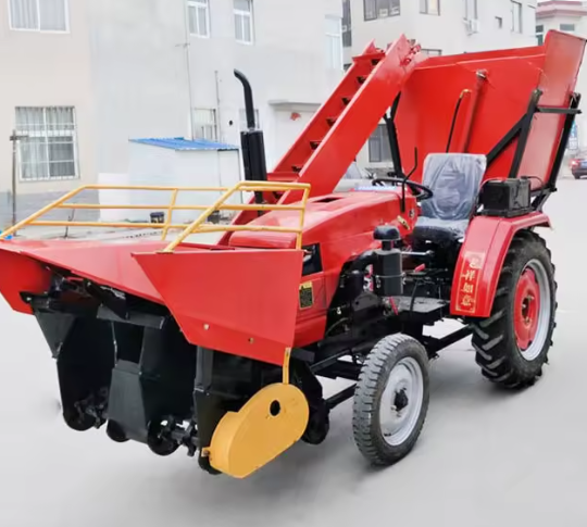 Anon Tractor-mounted Corn Harvester