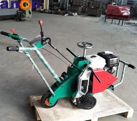 ANON Portable Hand Push Lawn Turf Cutter Transplanter Mower