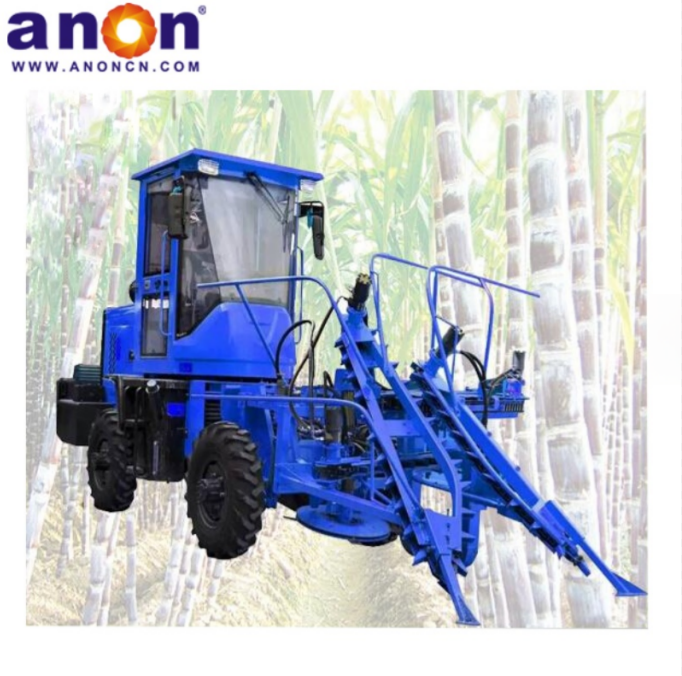 Whole Stalk Sugarcane Combine Harvester mini sugar cane harvester