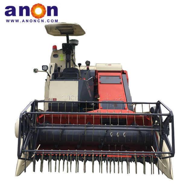 ANON combined rice harvester rice combine for rice mini  harvester big size china