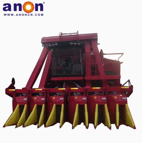 Anon Multi-Function Combined Harvester 6 Rows Cotton Hydraulic Drive Cotton Harvester