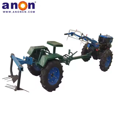 ANON small farm tractor paddy use 2WD 18 hp hand walking tractor with implyments