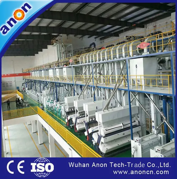 Anon 1-100TPD full-automatic parboiled rice milling machine with spare part