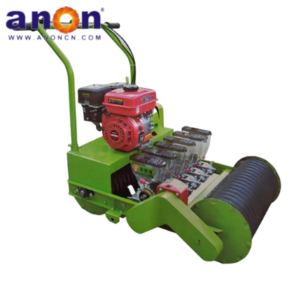 ANON 7.5HP Gasoline Powered Small Vegetable Onion Scallions Carrot Radish Rapeseed Parsley Seeder Planting Machine