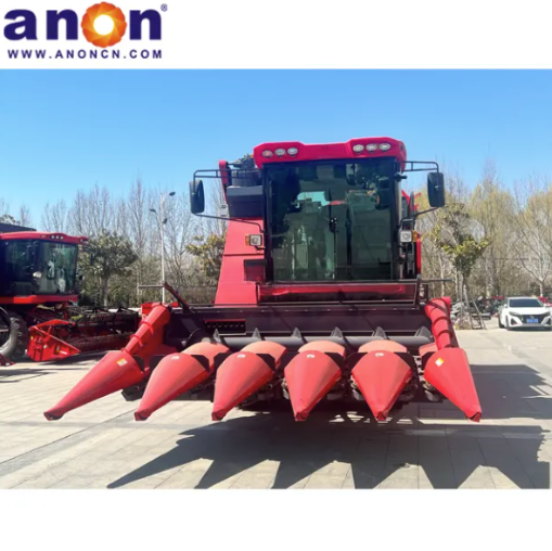 ANON 2-5 Rows Machines Used Harvest Corn Ear Corn Harvester Mini Corn Combine Harvester