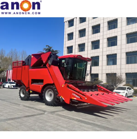 ANON 2-5 Rows Machines Used Harvest Corn Ear Corn Harvester Mini Corn Combine Harvester