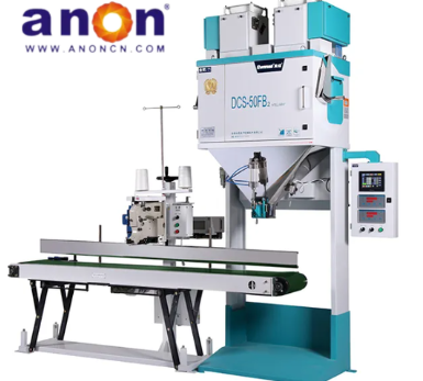 ANON 5-50kg Grains Packing Machine with Conveyor and Sewing Machine