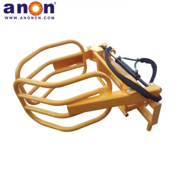 ANON front loader tractor hydraulic grab bale clamps Bale Grab