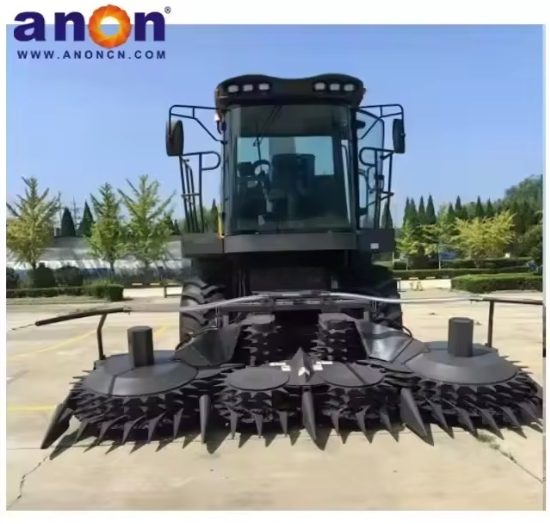 ANON corn harvester silage harvesting machine