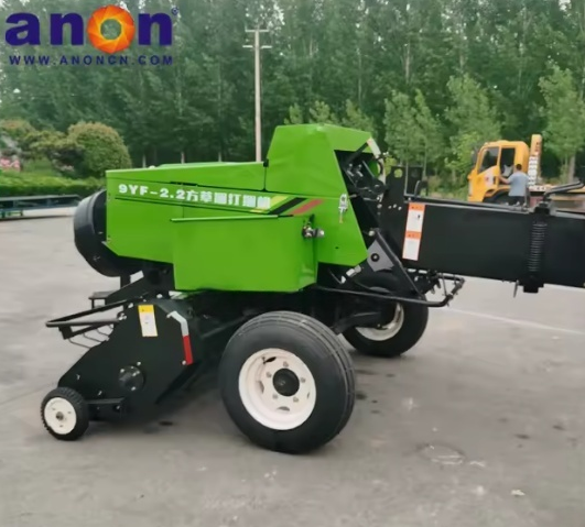 ANON AN9YF-2.2 big square type hay square baler knotter machine square pine straw baler