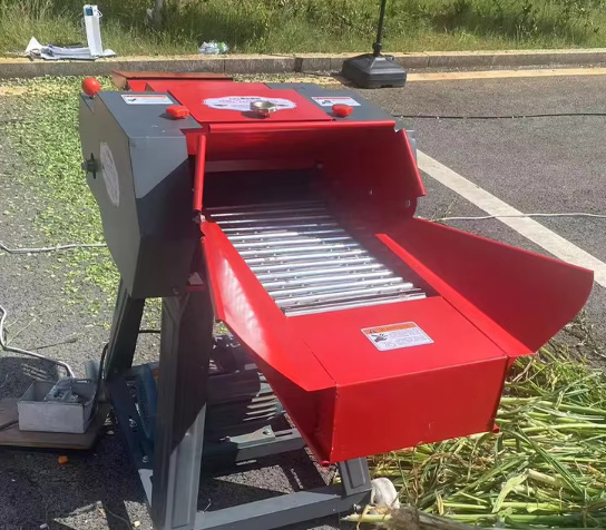 ANON chain conveyor belt grass cutter machine