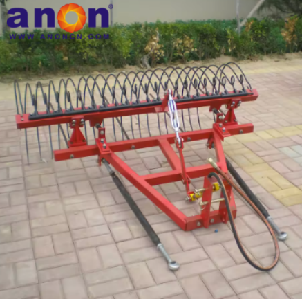 Farm Machine Grass Rake of Tractor Tedder and Raker Tractor Trailer Raker