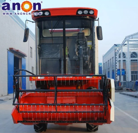 ANON New Model 4lz-8.0 Agricultural Machine Soybean Bean Combine Harvester
