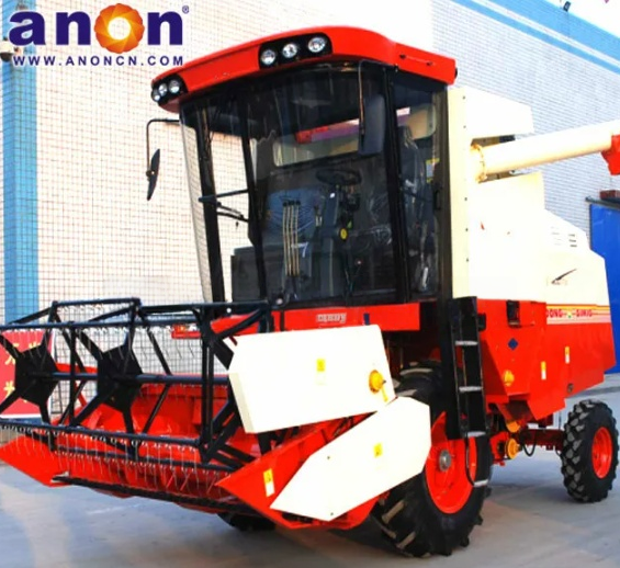 ANON New Model 4lz-8.0 Agricultural Machine Soybean Bean Combine Harvester