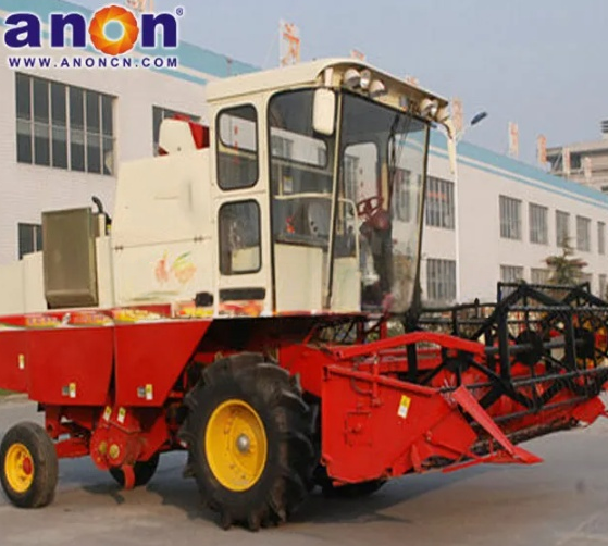 ANON New Model 4lz-8.0 Agricultural Machine Soybean Bean Combine Harvester