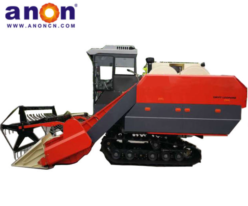 Anon 4.0kg/S Wheat Rice Corn Combine Harvester