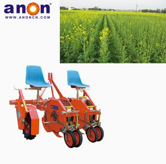 ANON 2ZQ-2 30HP tractor mouted 2 rows riding vegetable tobacco transplanter