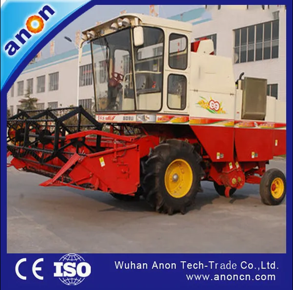 ANON New Model 4lz-8.0 Agricultural Machine Soybean Bean Combine Harvester