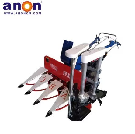 ANON Walk Behind Mini Grain Reaper Binder Machine