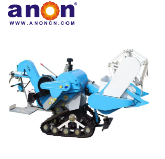 ANON Walk-behind Tracked Rice and Wheat Combine Harvester