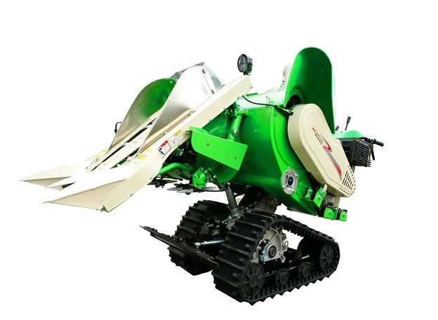 Half Feeding Rice Harvester Machine