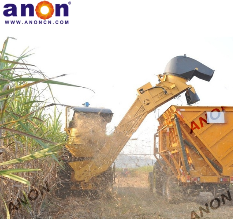 Anon Sugarcane Cutting Machine Whole Stalk Sugarcane Harvester
