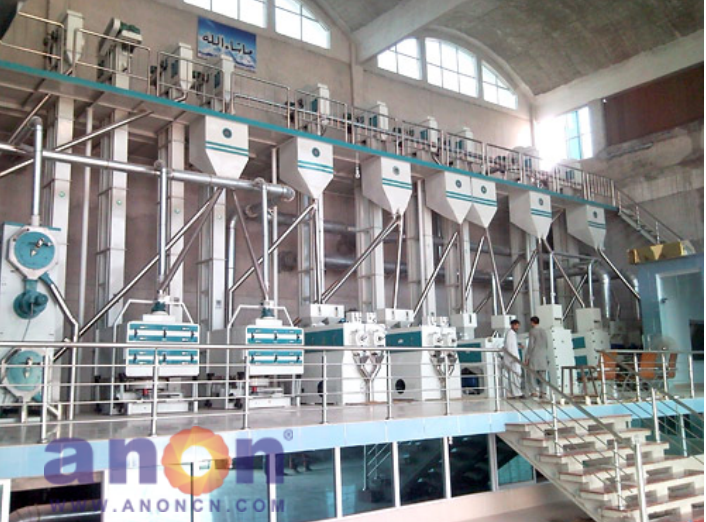 100-150TPD rice milling plant in Pakistan – installed by ANON