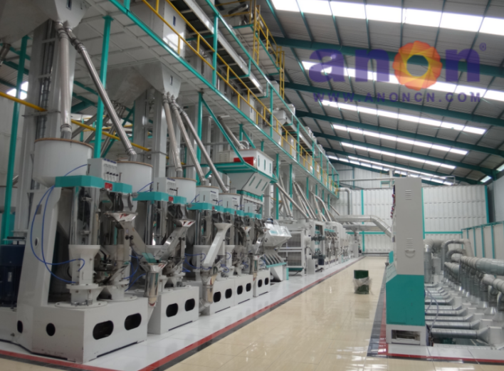 400TPD rice milling plant in Indonesia – installed by ANON