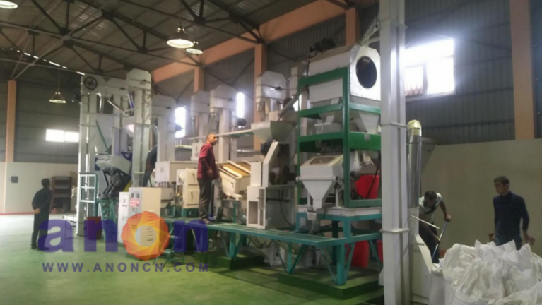 20TPD rice milling plant in Azerbaijan – installed by ANON